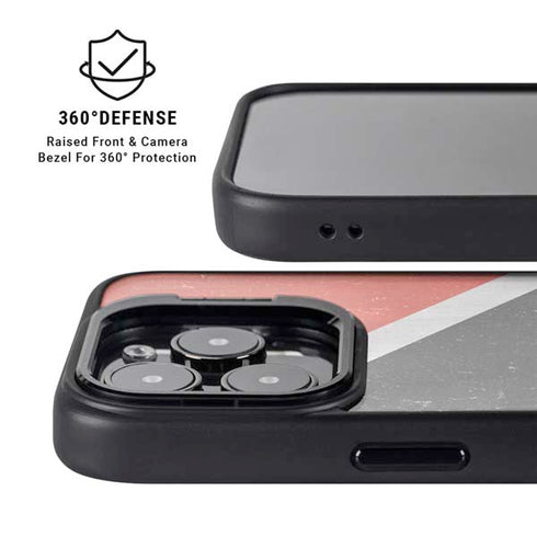 Trinidad and Tobagao Flag Distressed iPhone 16 Pro Kickstand Case